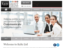 Tablet Screenshot of kaltz.co.uk